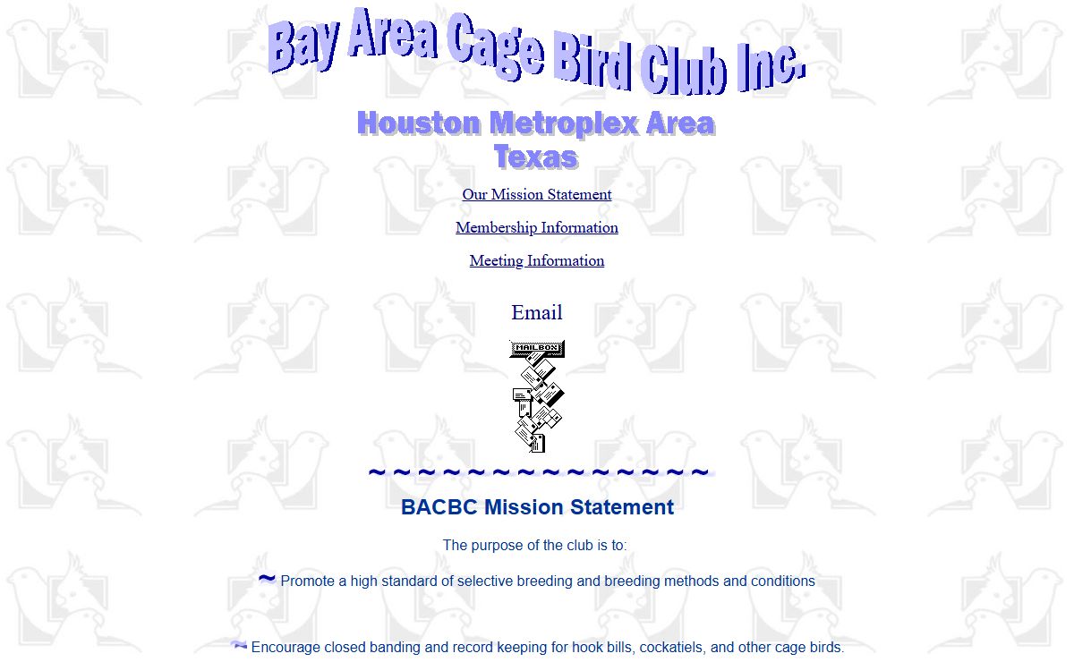 Bay Area Cage Bird Club