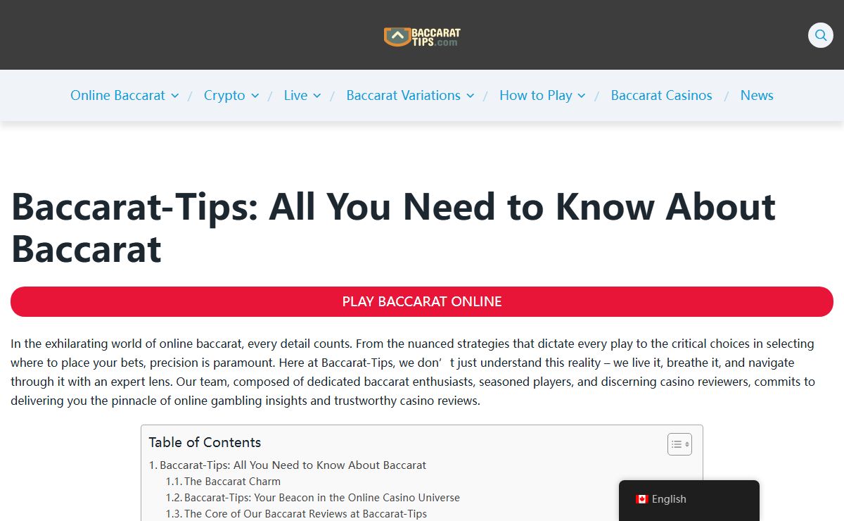 Baccarat Guides & Reviews: Explore, Learn, & Play