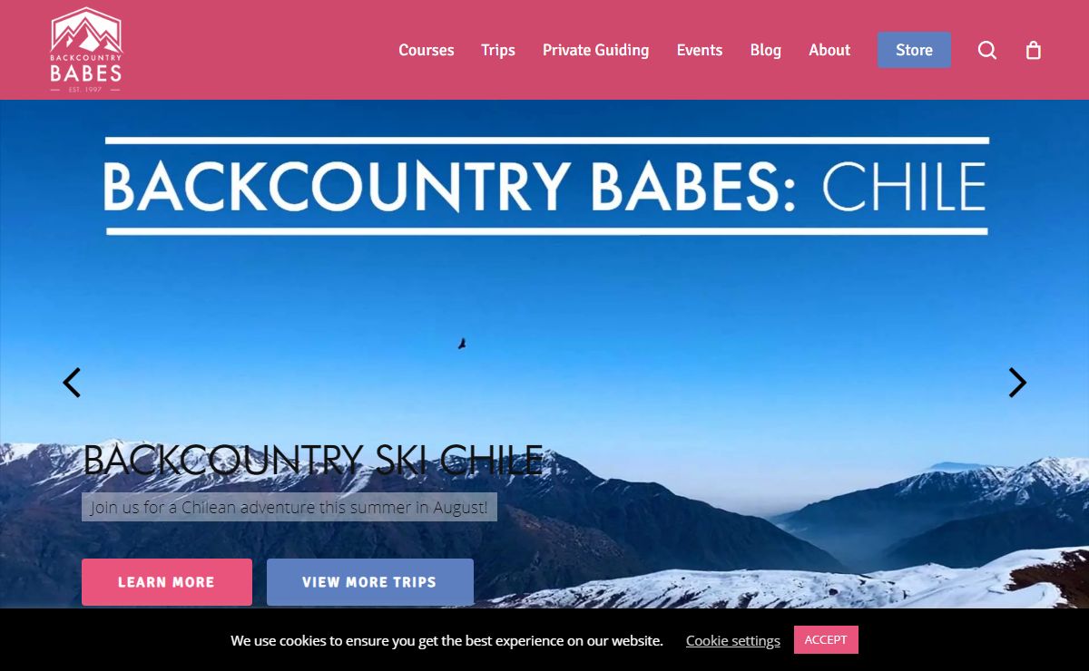 Backcountry Skiing Courses - Outdoor Adventure Travel