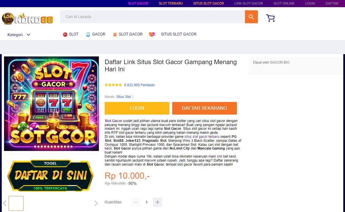 Daftar Link Situs Slot Gacor Gampang Menang Hari Ini