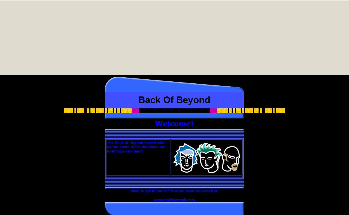 Back Of Beyond