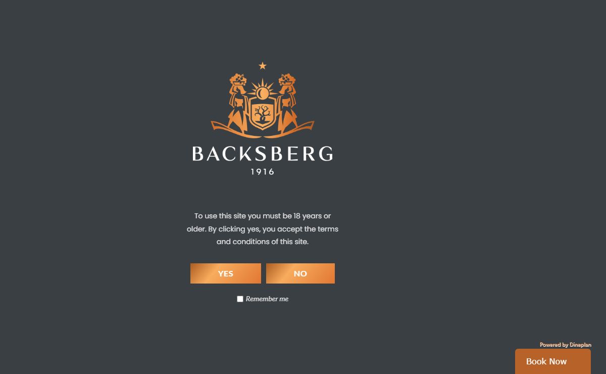 Age Verification - Backsberg