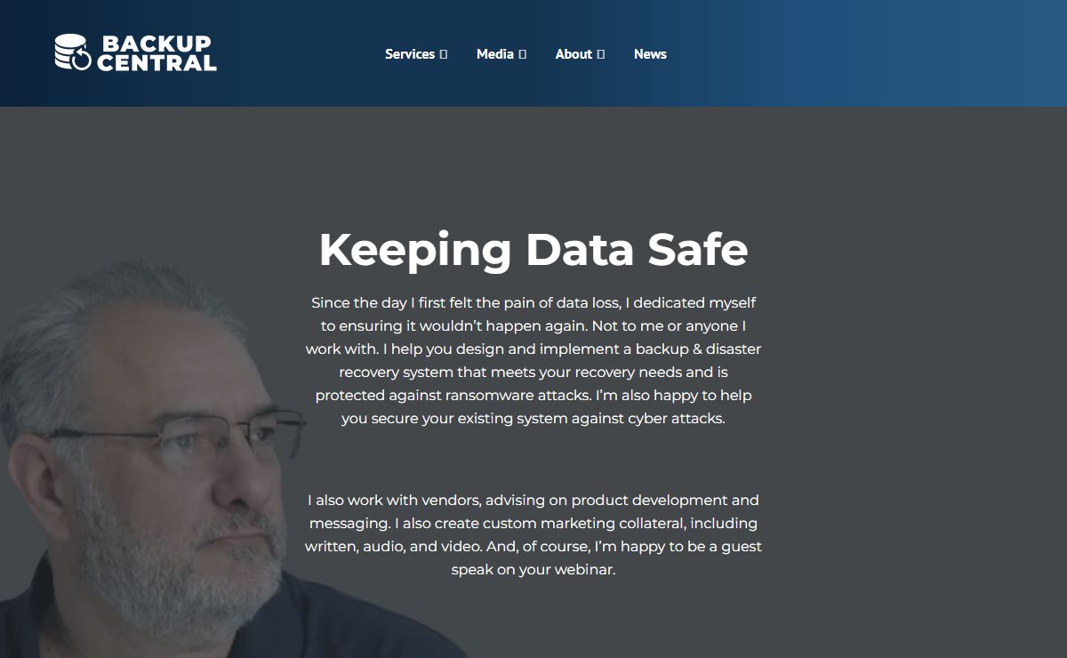 Front Page - Backup Central