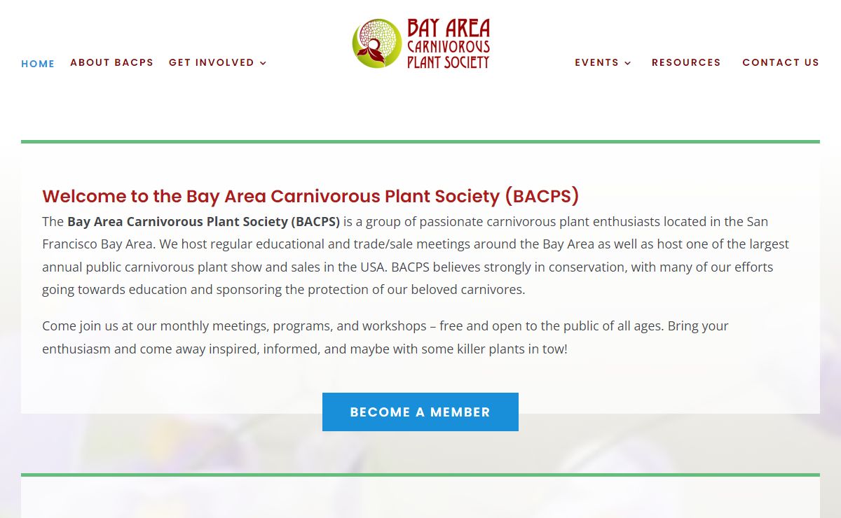 Bay Area Carnivorous Plant Society – We love plants!