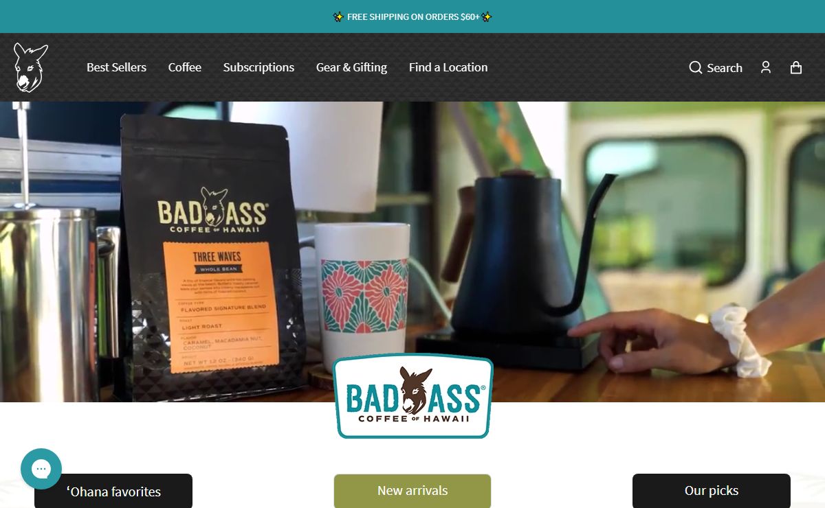 Bad Ass Coffee of Hawaii
