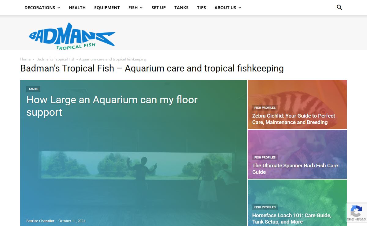 Badman's Tropical Fish - Aquarium Care And Tropical Fishkeeping