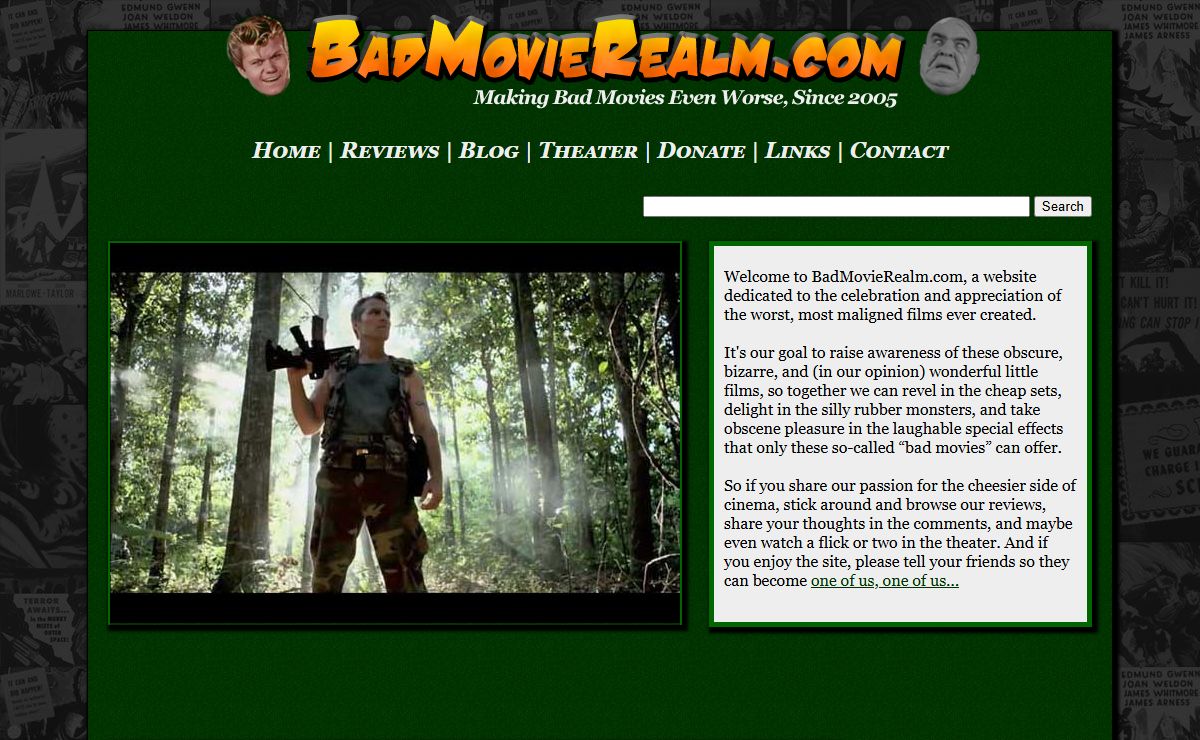 BadMovieRealm.com - Making Bad Movies Even Worse, Since 2005