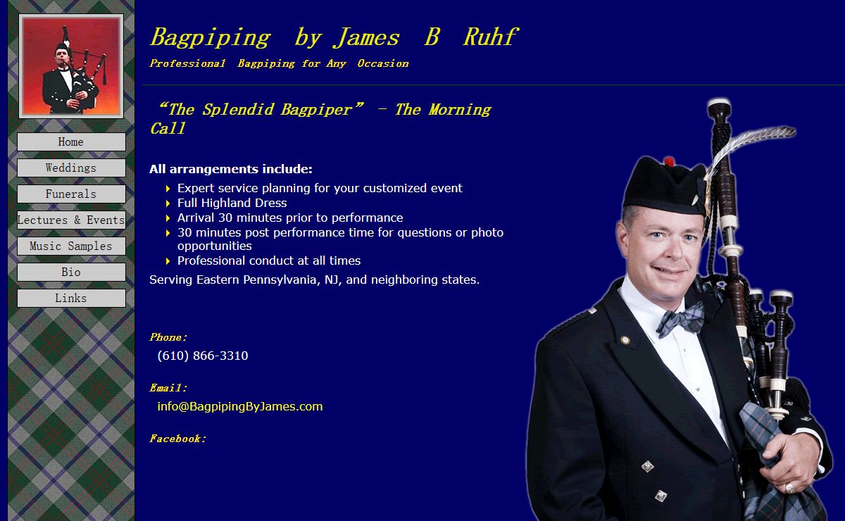 Bagpiping for any Occasion by James B Ruhf