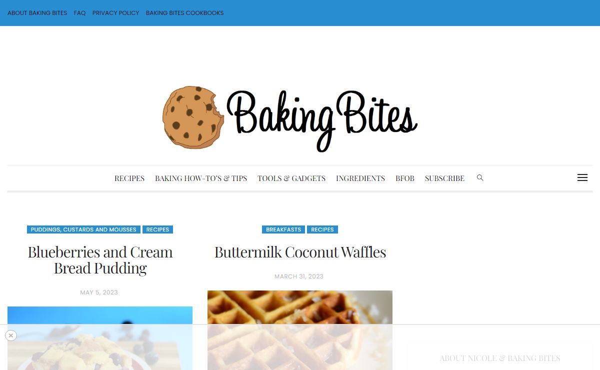 Baking Bites - An award winning food and baking blog featuring recipes, tips and more