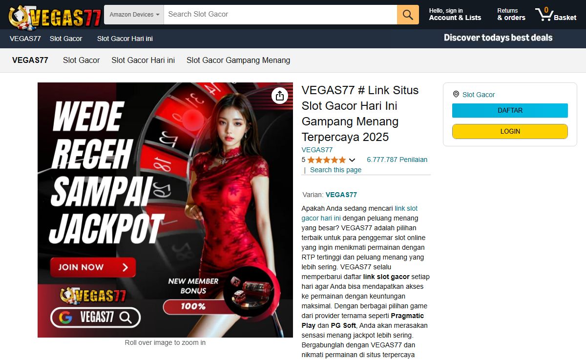 VEGAS77 # Link Situs Slot Gacor Hari Ini Gampang Menang Terpercaya 2025