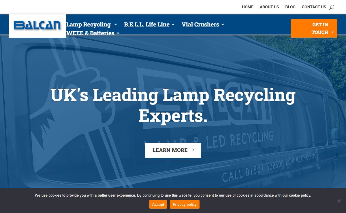 Balcan Engineering - Lamp Recycling, Bottle and Vial Crushers