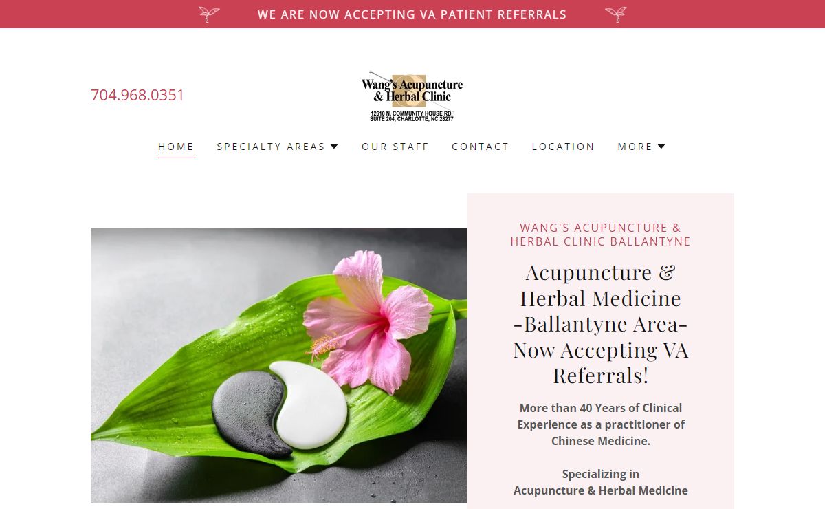 Acupuncture - Wang's Acupuncture & Herbal Clinic Ballantyne