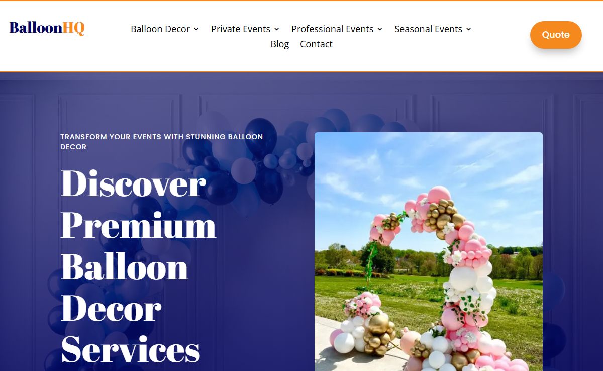 Custom Balloon Decor by Balloon HQ