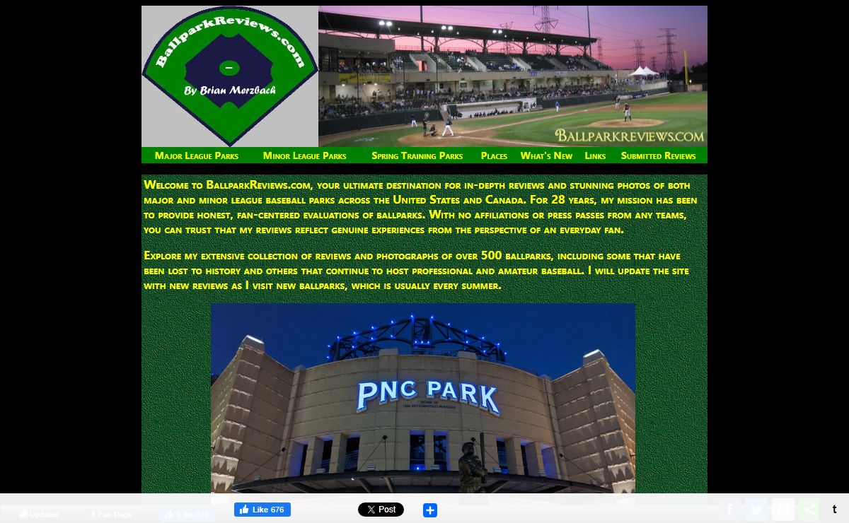 BallparkReviews.com