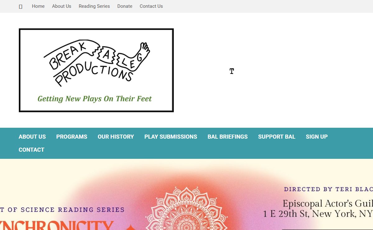 The Official Website For Break A Leg Productions - Break a Leg Productions