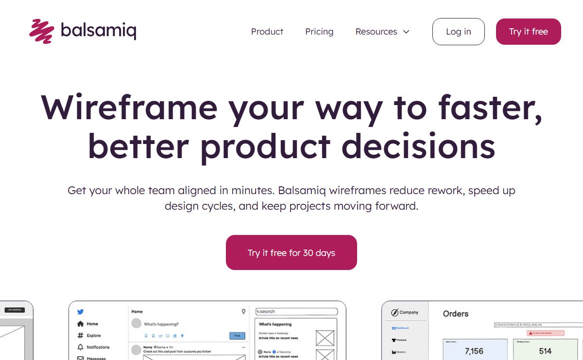 Balsamiq: Fast, focused wireframing tools