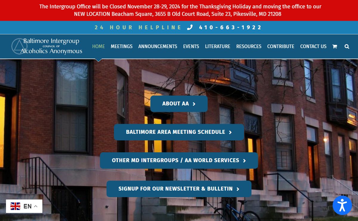 Home - Baltimore Intergroup Council of Alcoholics Anonymous