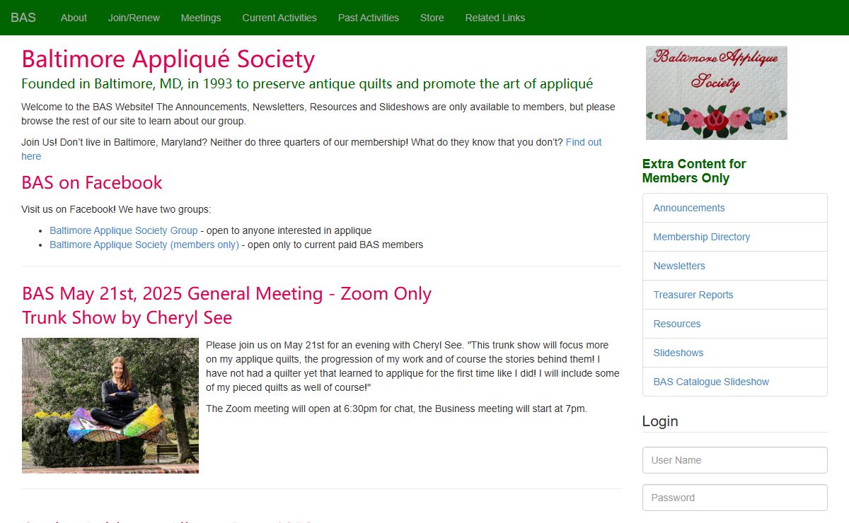 Baltimore Appliqué Society