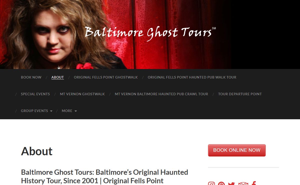About - Baltimore Ghost Tours