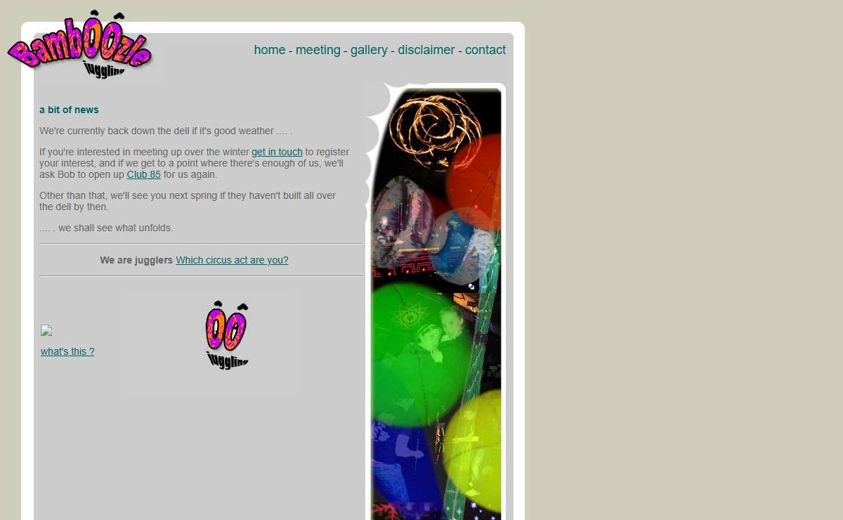 Bamboozle Juggling in Hitchin Hertfordshire