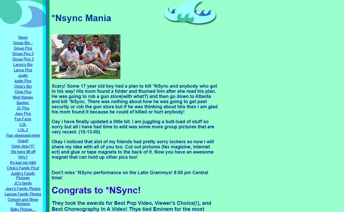 *Nsync Mania