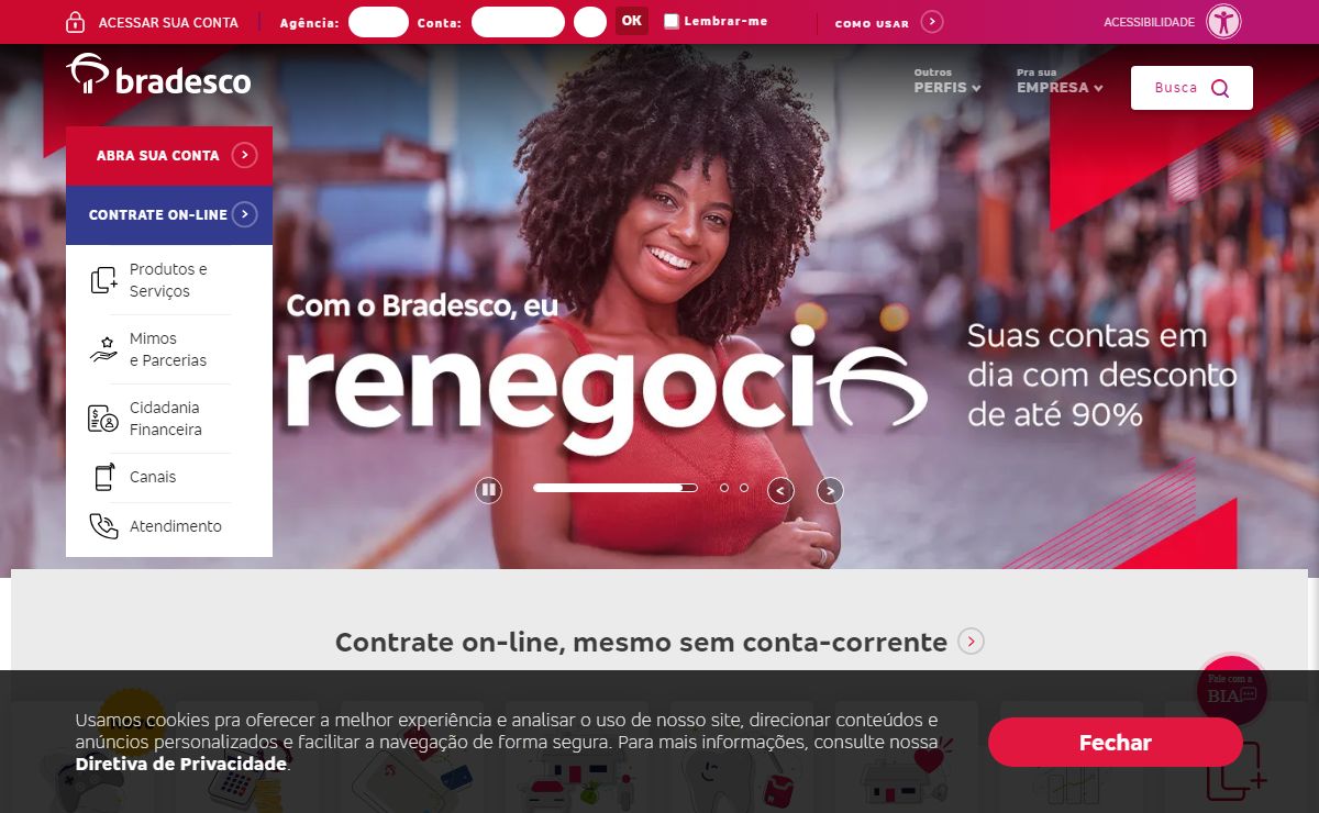 Banco Bradesco | Entre Nós, Você Vem Primeiro