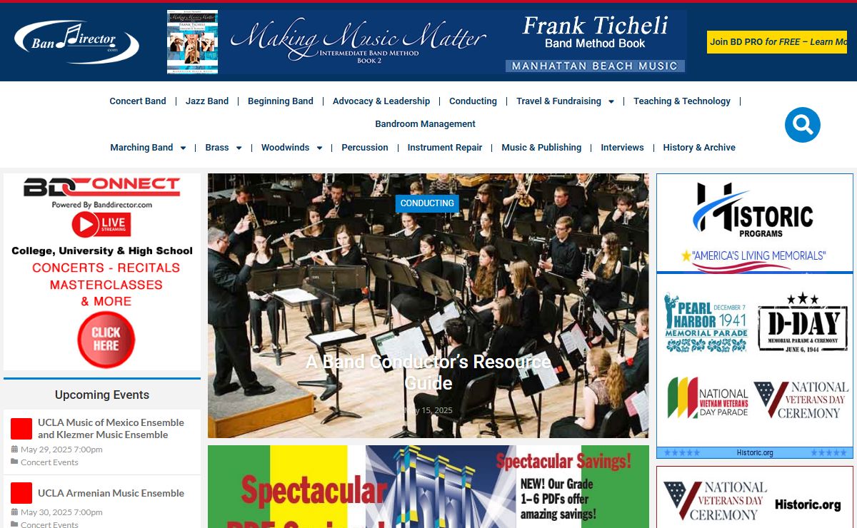 Band Director Media Group – The No. 1 Online Resource for Band Directors
