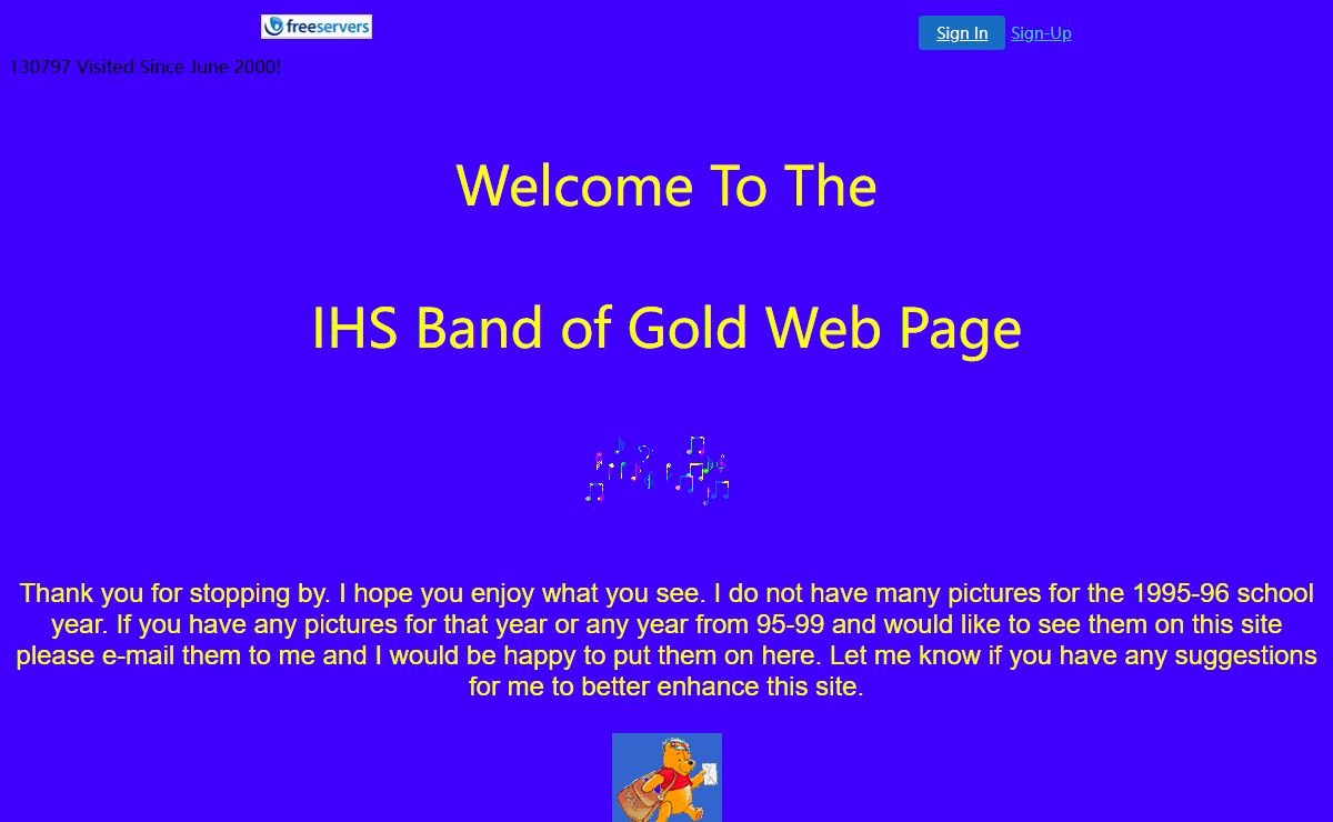 Iaeger High Band of Gold Home Page