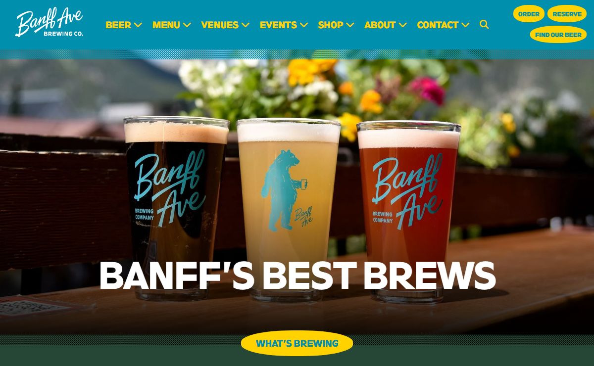 Home - Banff Ave Brewing Co | Banff Ave Brewing Co