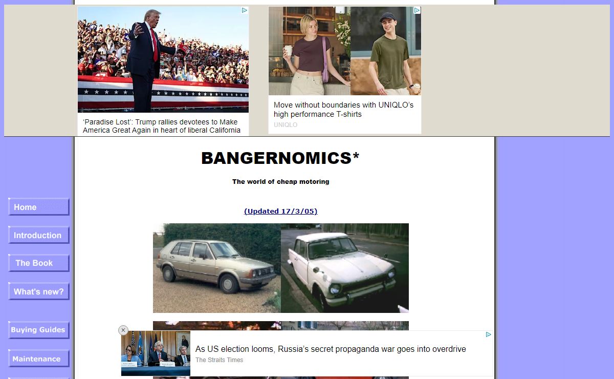 Bangernomics - Home Page