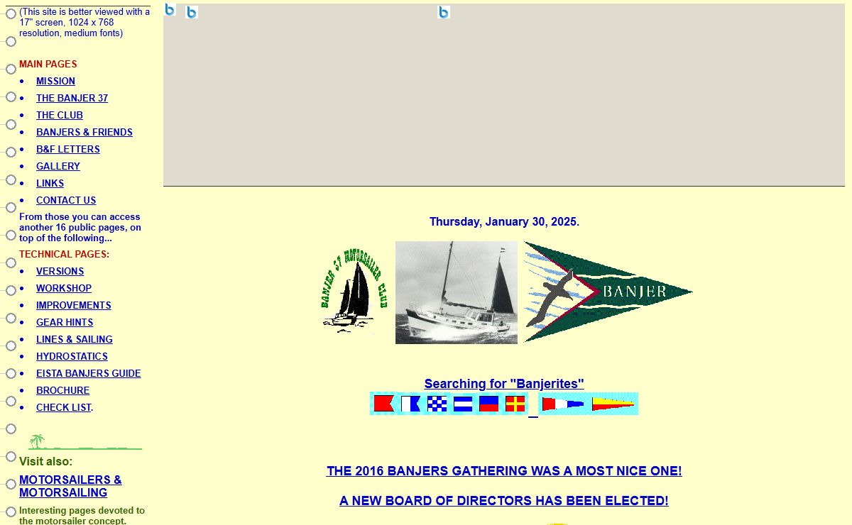 Banjer 37 Motorsailer Club