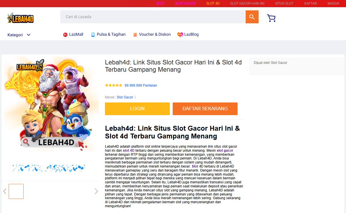 Lebah4d: Link Situs Slot Gacor Hari Ini & Slot 4d Terbaru Gampang Menang