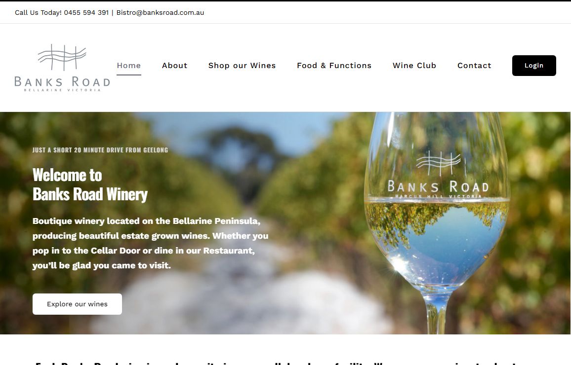 Banks Road Winery – Bellarine Peninsula Cellar Door and Restaurant