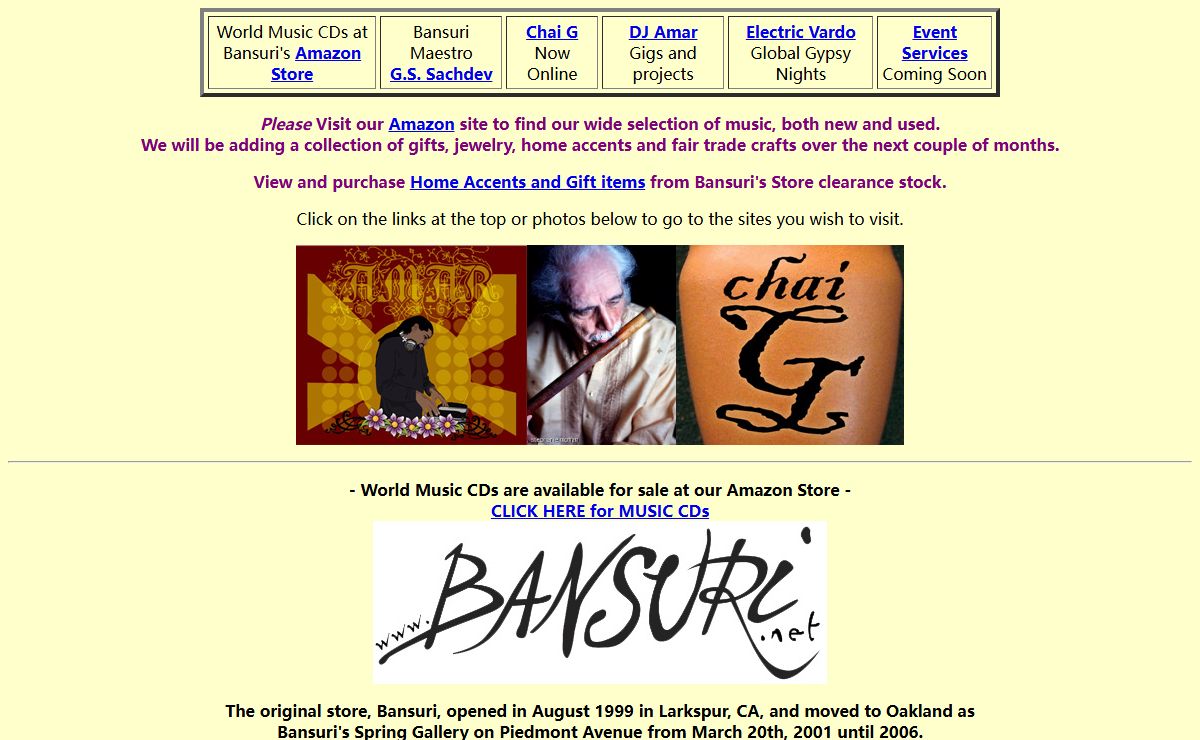 Bansuri . Bansuri's Spring Gallery . Unique Gifts . Home Accents . Exotic Art . World Music . Jewelry . Scents . Fair Trade . Bansuri's Spring Gallery