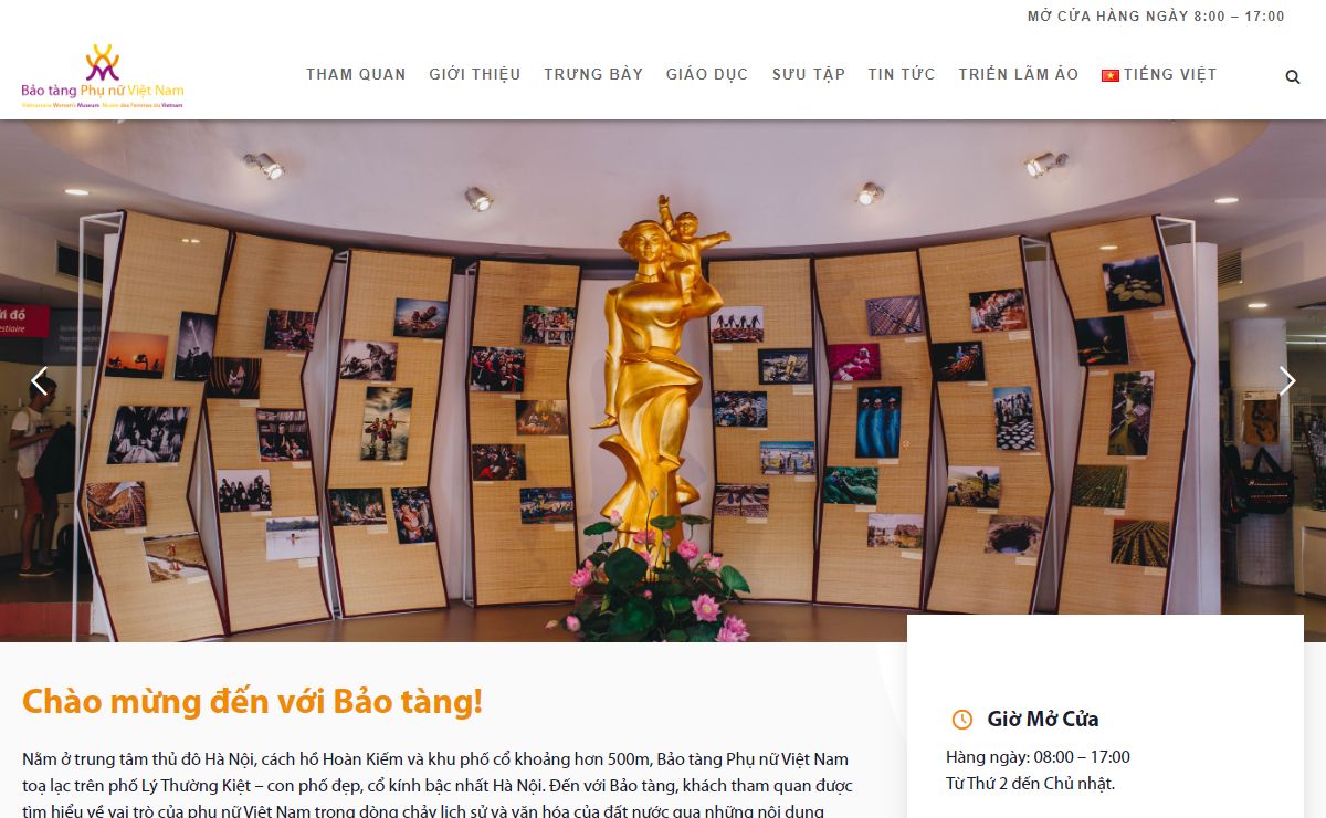 Trang Chủ - Bảo tàng Phụ nữ Việt Nam
