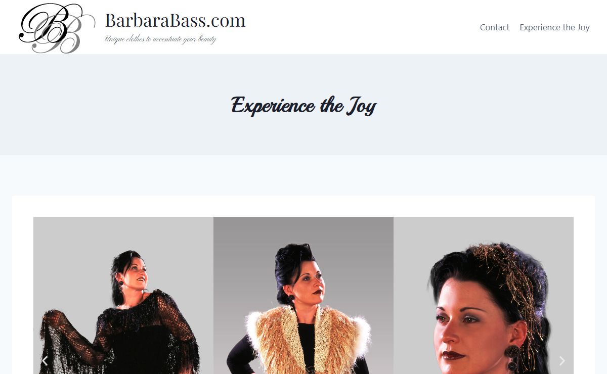 BarbaraBass.com – Unique clothes to accentuate your beauty
