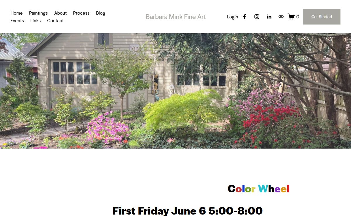 Local Artist Barbara Mink Barbara Mink Abstract Artist