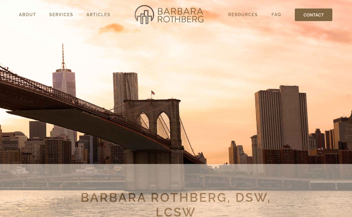 Barbara Rothberg, DSW, LCSW: Therapy, Coaching, and Mediation