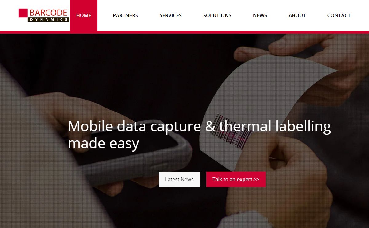 Barcode Dynamics - Complete mobile data capturing & labelling solutions. - Barcode Dynamics
