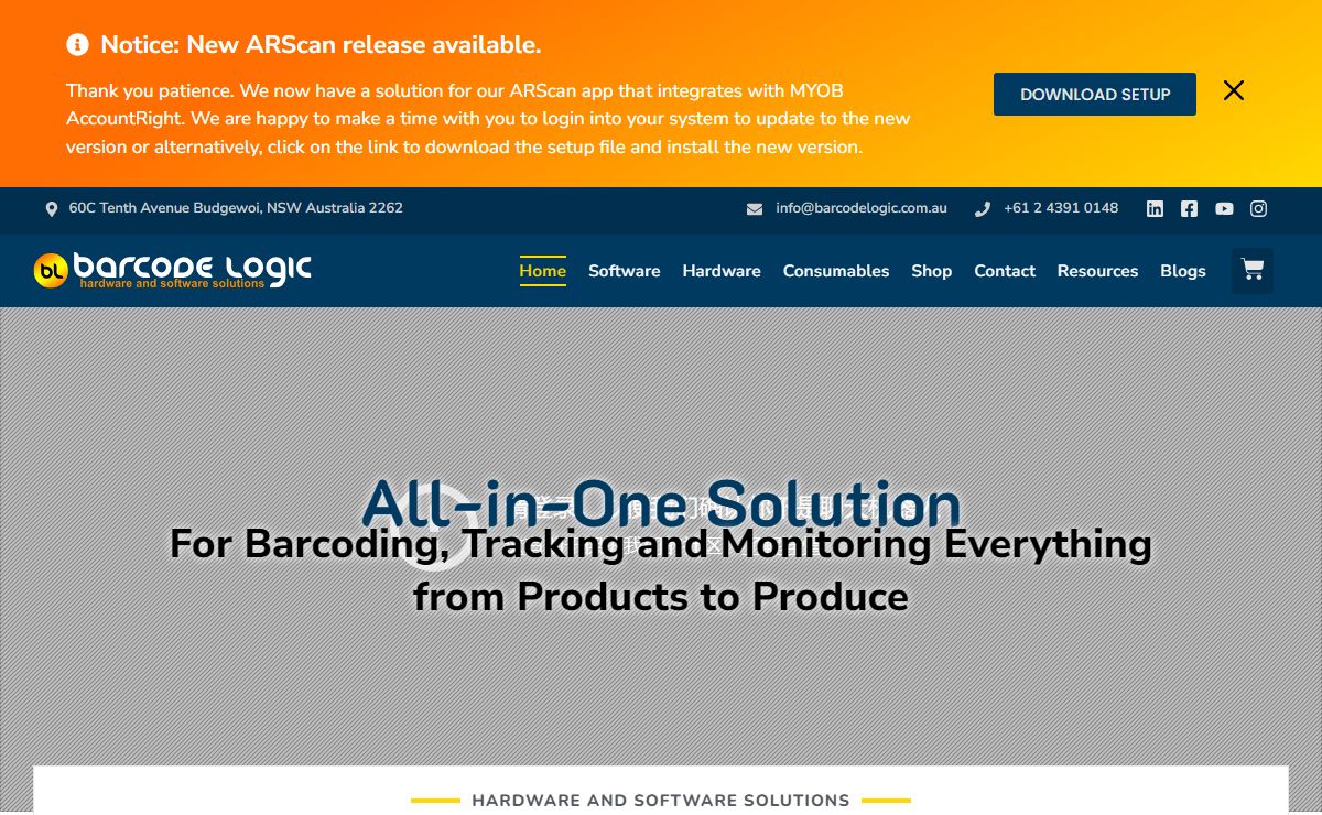Barcoding, Tracking and Monitoring - Barcode Logic