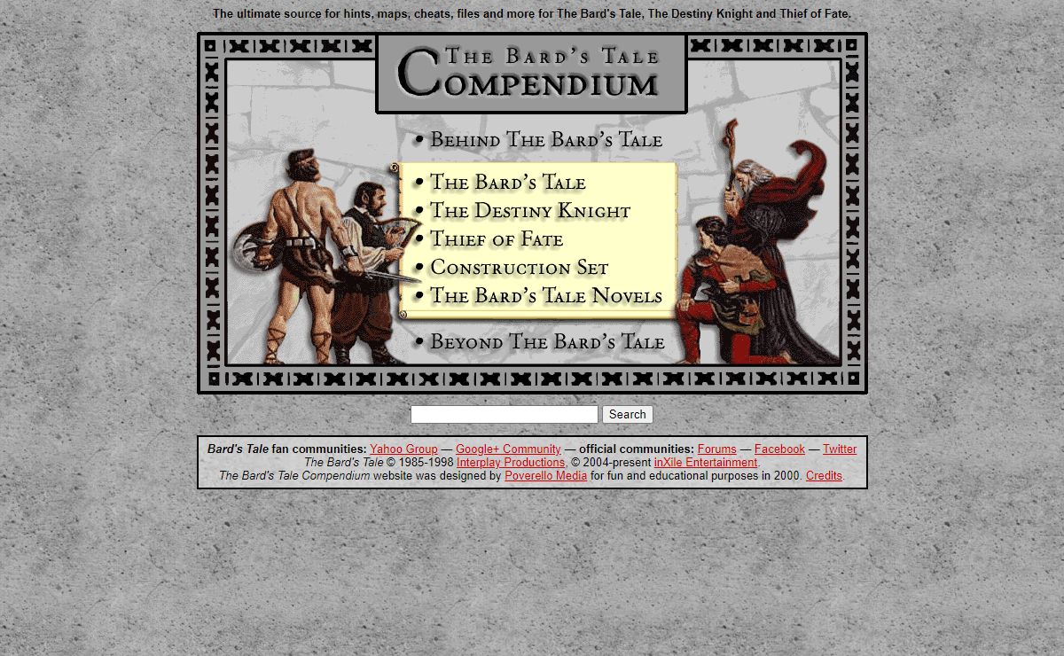 The Bard's Tale Compendium