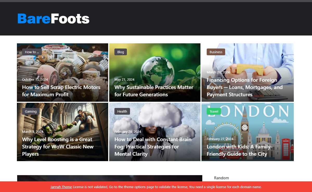 Bare Foots World - Life is better with us
