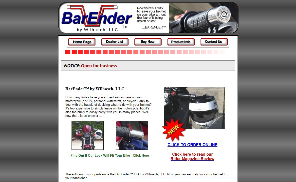 BarEnder Lock for handlebars