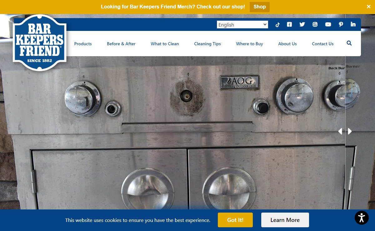 Bar Keepers Friend ® | Exceptional Cleaning Products Since 1882
