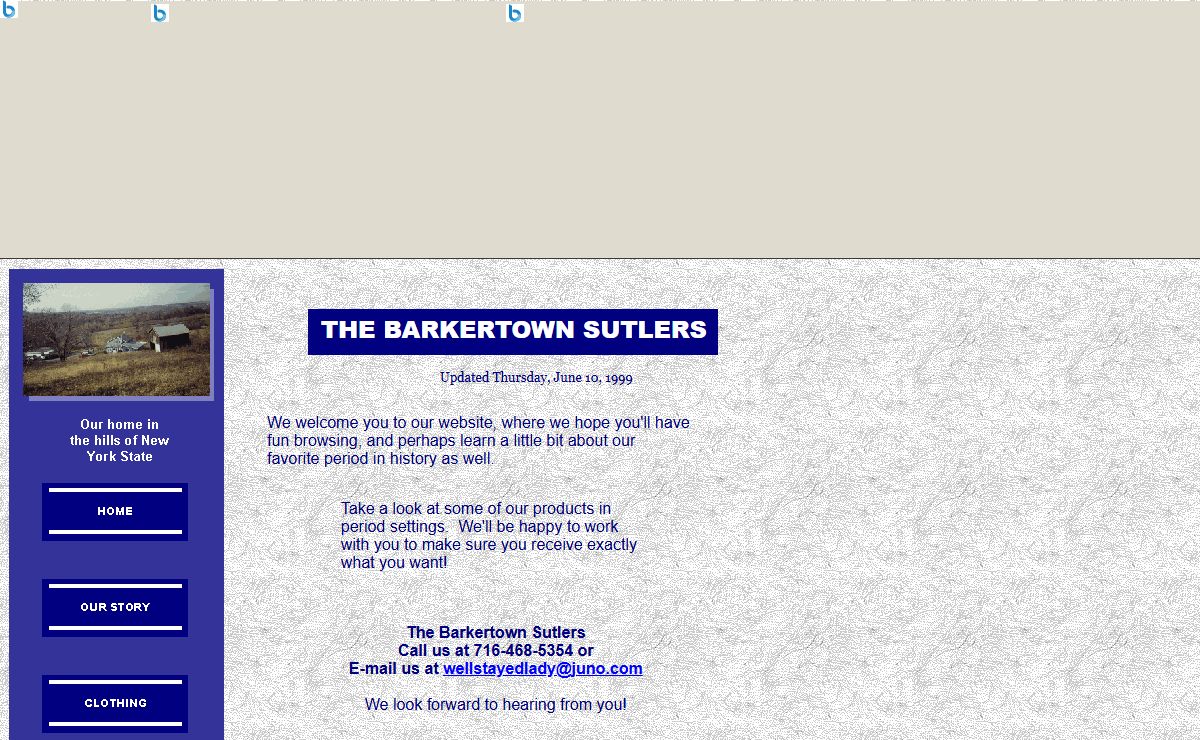THE BARKERTOWN SUTLERS