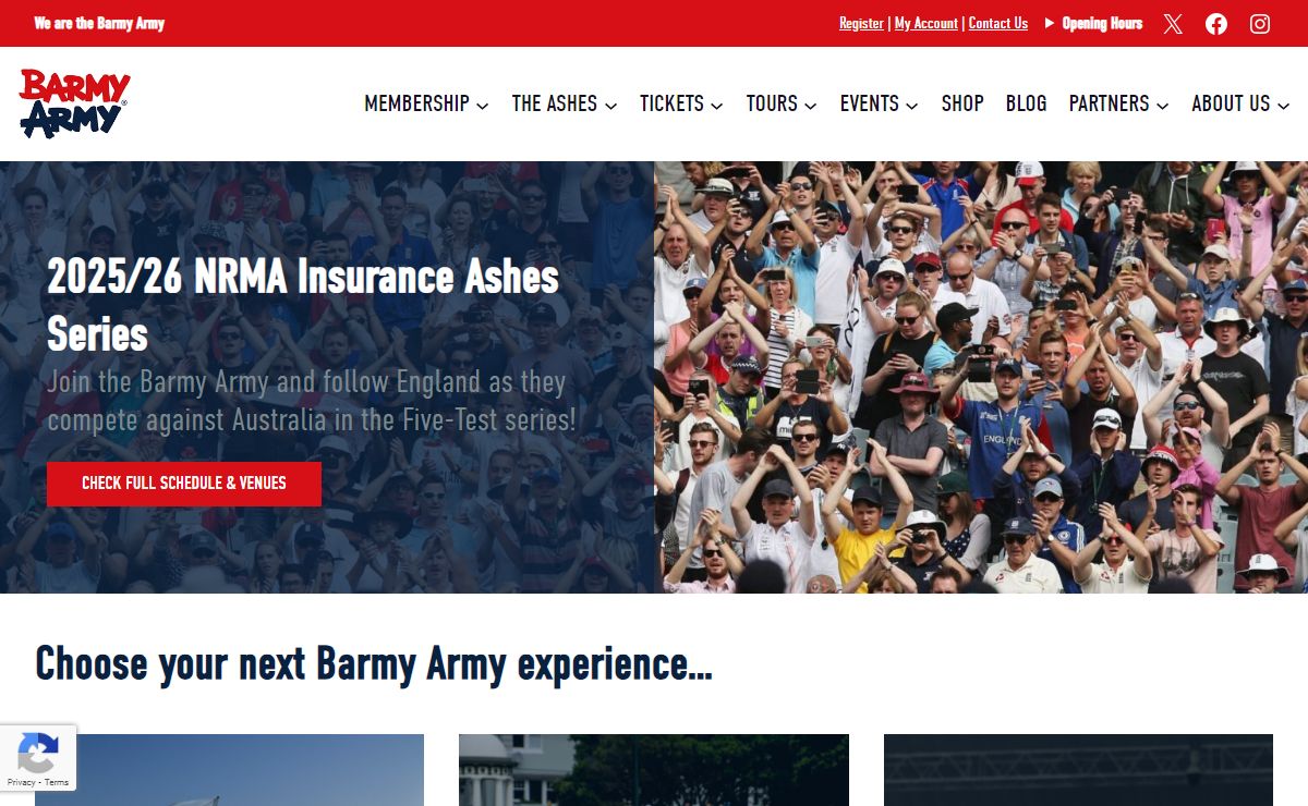 Barmy Army the Original England Supporters Club
