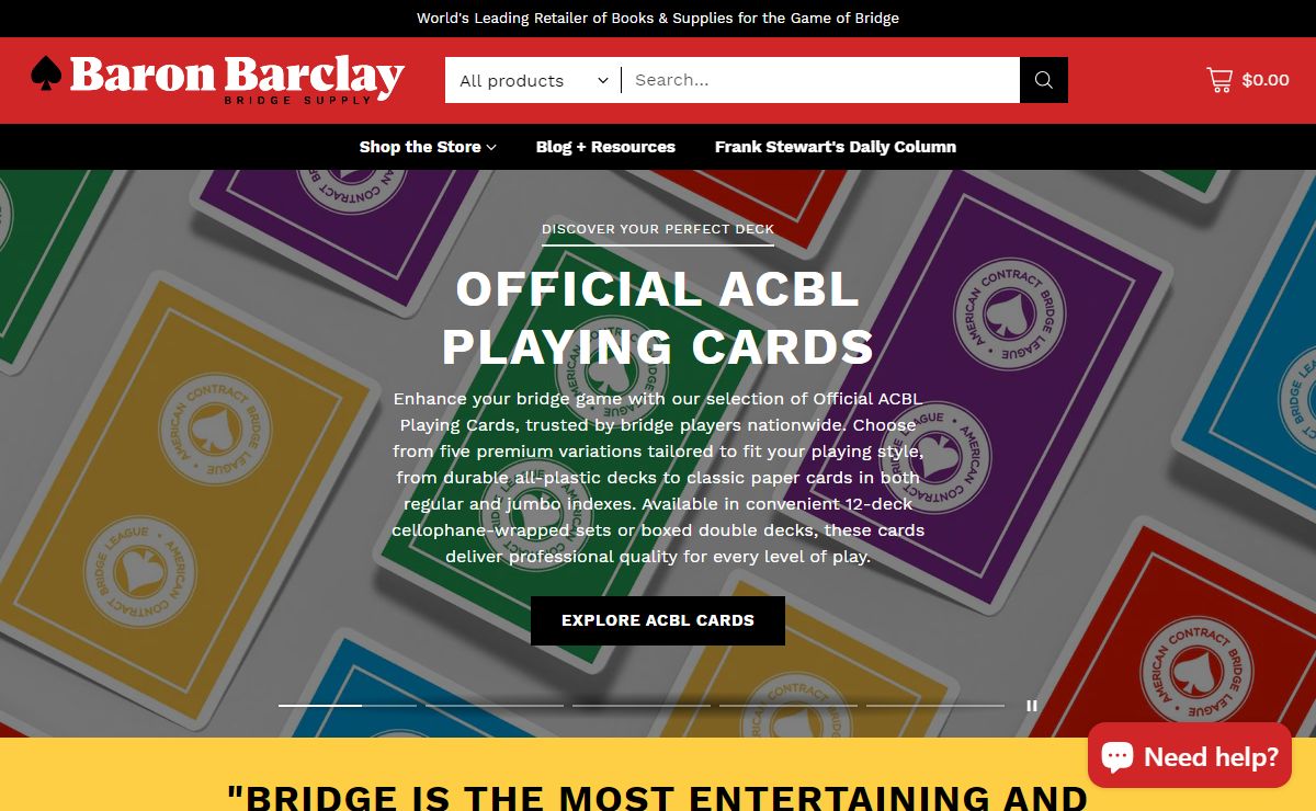 Baron Barclay Bridge Supply