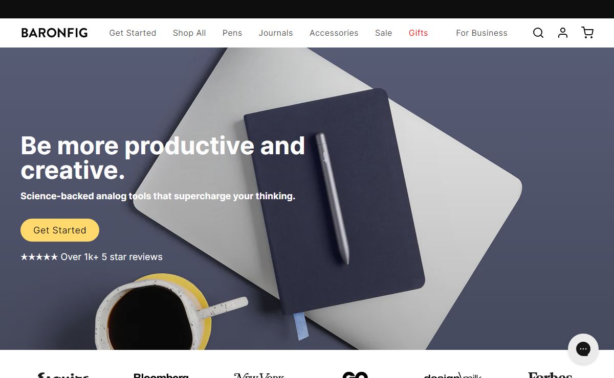 Baronfig | Award-Winning Pens & Journals · Baronfig
