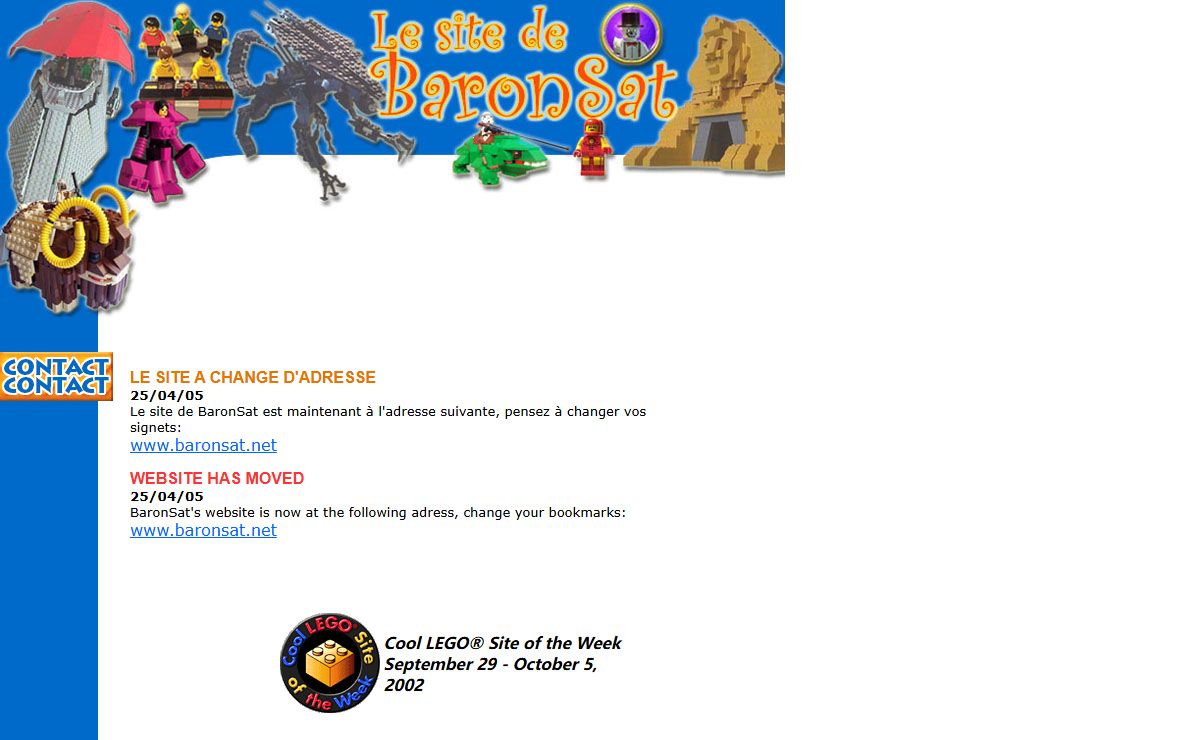 LE SITE DE BARONSAT, CREATIONS EN LEGO, ERIC DRUON, BIG BAD BRICKS
