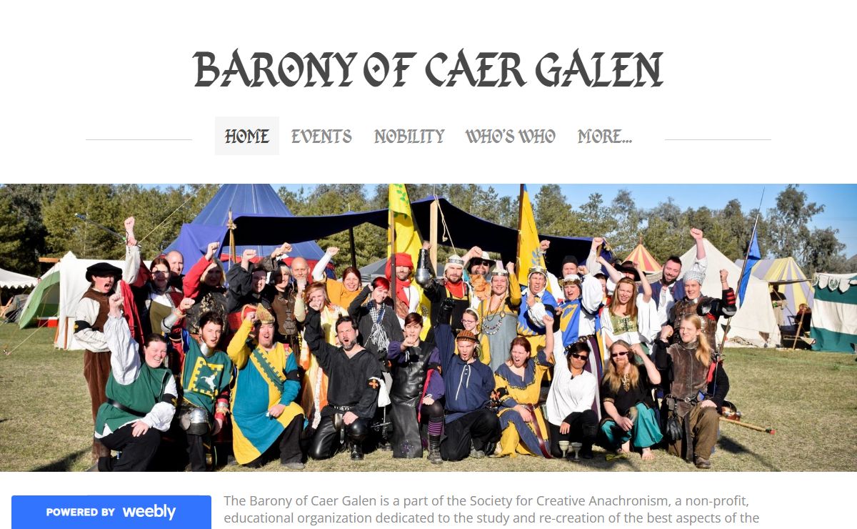 Barony of Caer Galen - Home